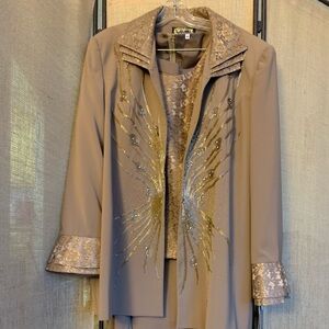 Lovely Women’s Champagne Italy Suit